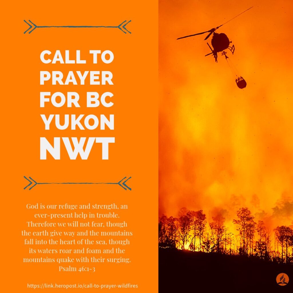 Call to Prayer for BC, Yukon & NWT