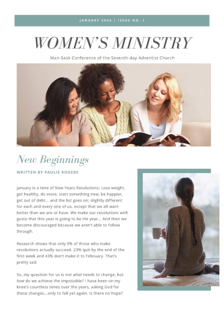 Women’s Ministry Newsletter: Issue 1