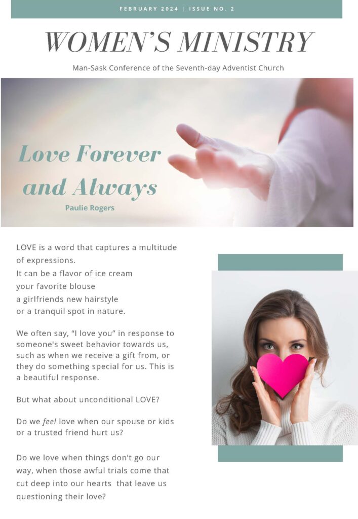 Women’s Ministry Newsletter: Issue 2