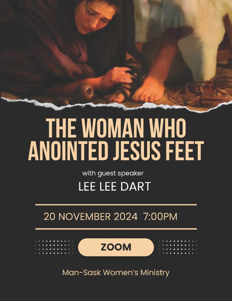 Women’s Ministry: The Woman Who Anointed Jesus